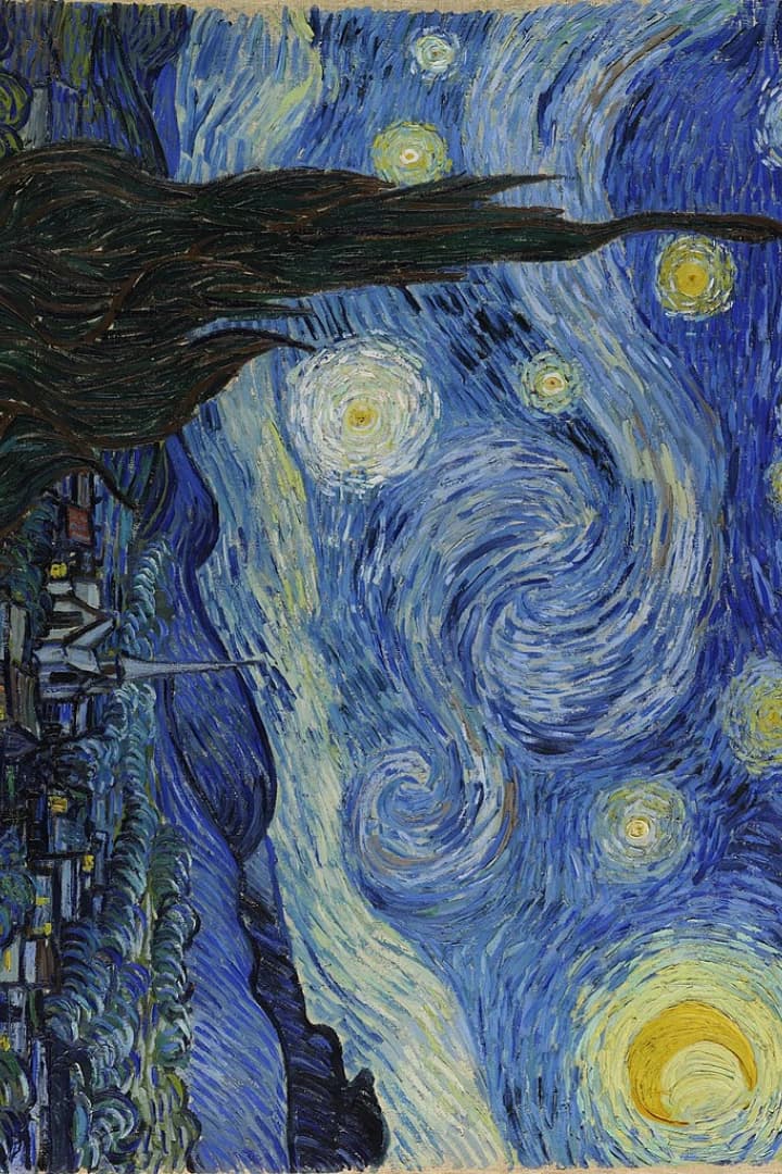 Pintura de Van Gogh- A Noite Estrelada